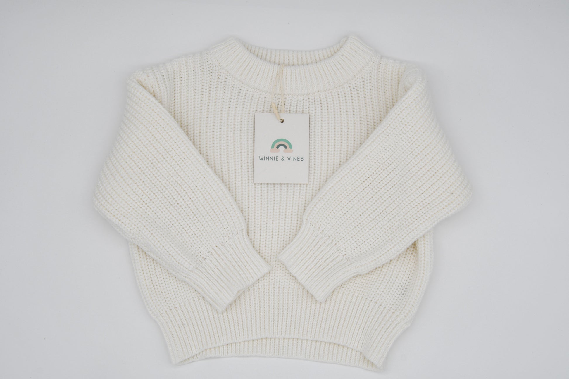 Oversized Chunky Knit Sweater – Winnie Vines - Main Image